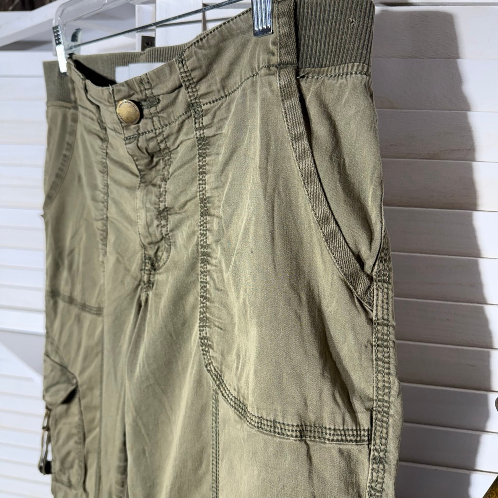 Sonoma vintage Y2K cargo pants military green sz 10 - Picture 10 of 14